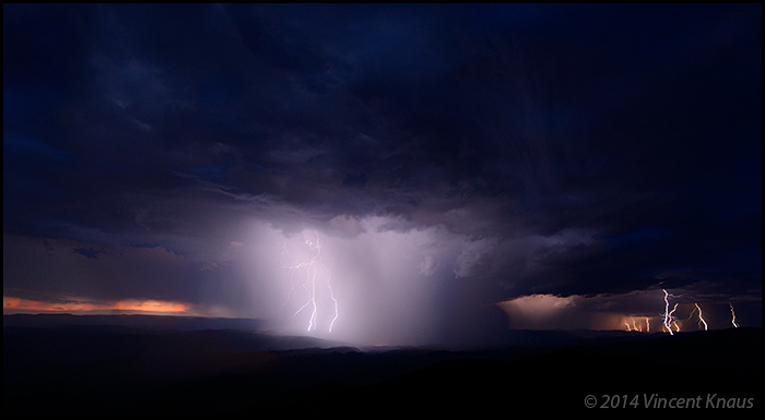 Storm Clouds and Lightning